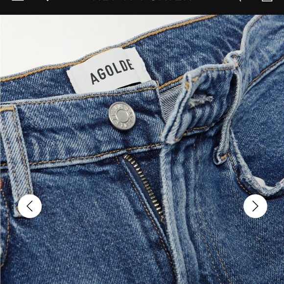 AGOLDE Women's Blue Jeans - Picture 1 of 5